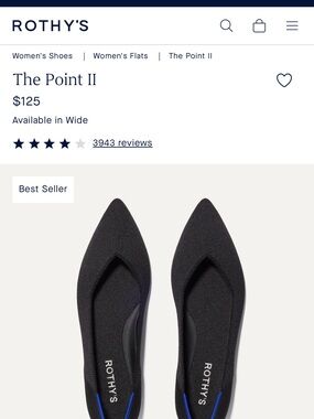 Rothy's The Point II Women's Purple Pointed Flats